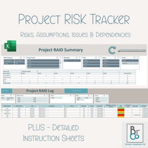 RAID Log Excel Template for Project Management