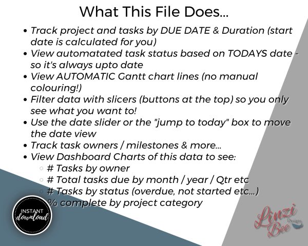 Project Planning Dashboard Excel - Image 5